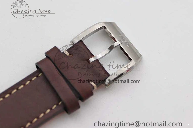 MIROTIME 0502 Mark XVIII IW327010 SS M+F 1:1 Best Edition Blue Dial on Brown Leather Strap A Resilient 7051